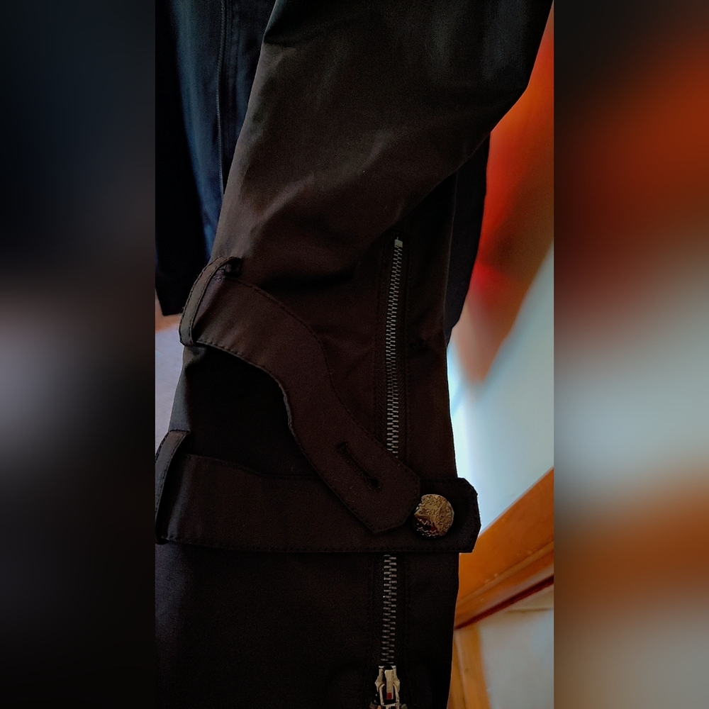 🖤Guess Black Trench Coat – Size M –  Good Condition 🖤 - Picture 7 of 10